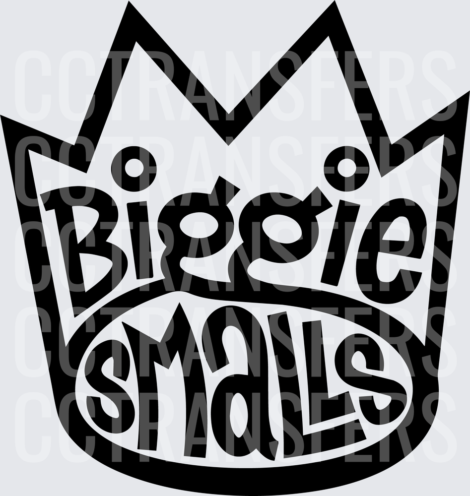 Crown Logo Bold Lettering Design (DTF)