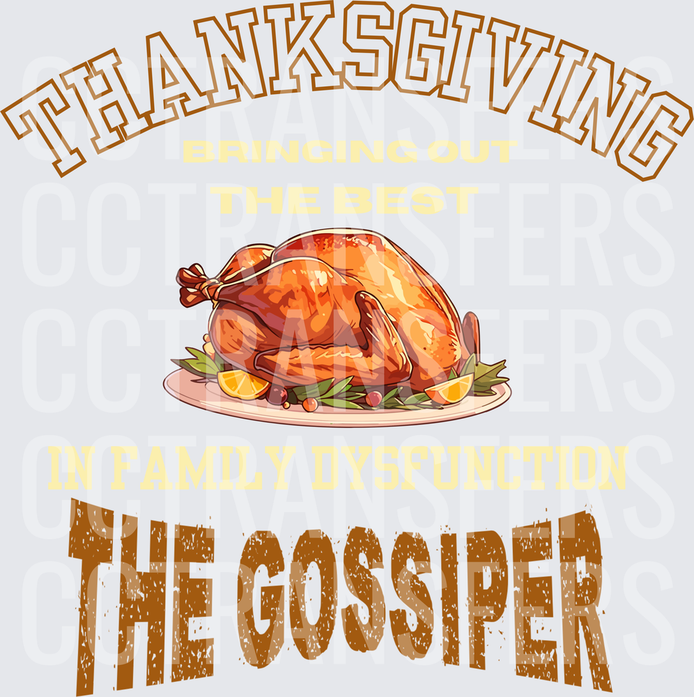 Thanksgiving Bringing Out The Best The Gossiper (DTF)