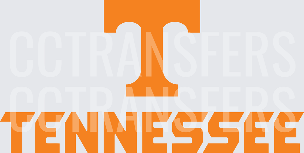 Orange Bold T Logo Tennessee Wordmark (DTF)