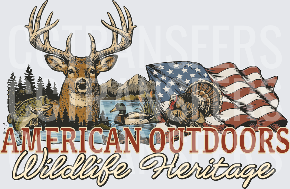 American Outdoors Wildlife Heritage Hunting Scene (DTF)