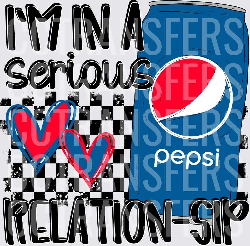 I'm In A Serious Relation-Sip Soda Can Hearts (DTF)