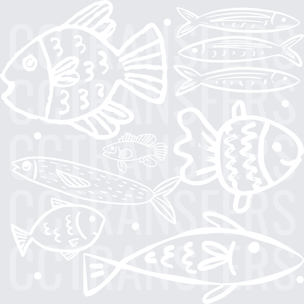 white fish Design (DTF)