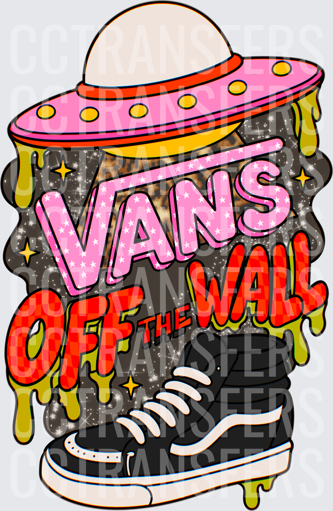 Vans Off The Wall UFO Sneaker Galaxy Drip (DTF)