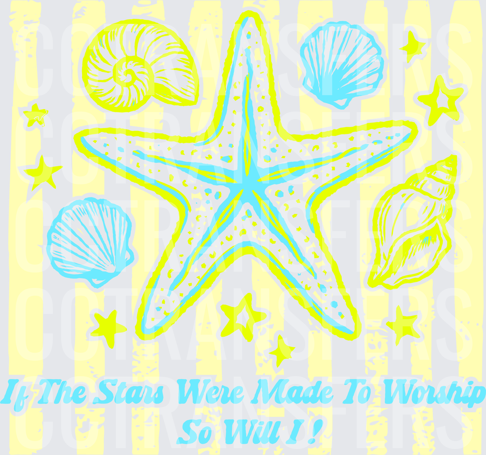 If The Stars Were Made To Worship So Will I Coastal (DTF)