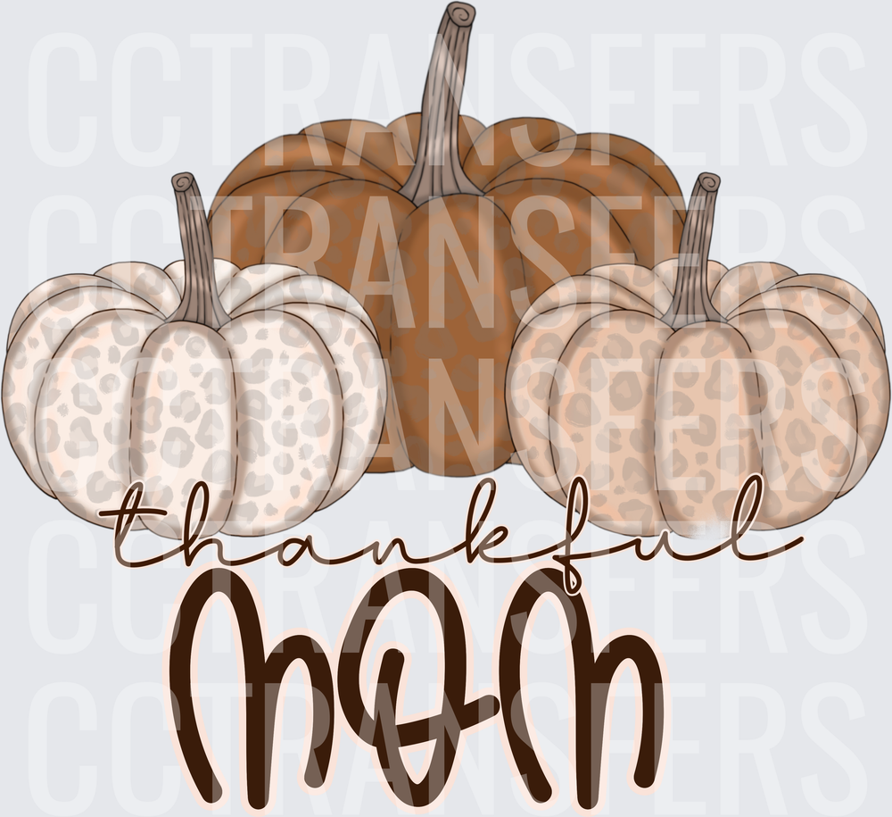 Thankful Mom Fall Leopard Pumpkin Trio (DTF)