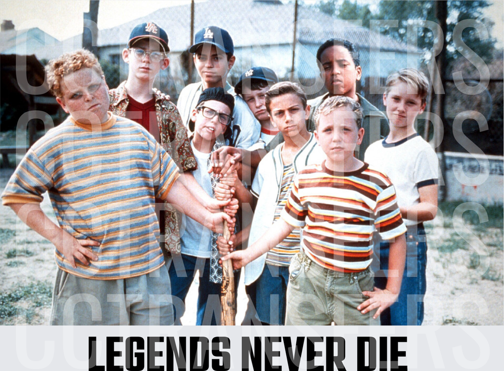 Legends Never Die Classic Baseball Kids Group (DTF)