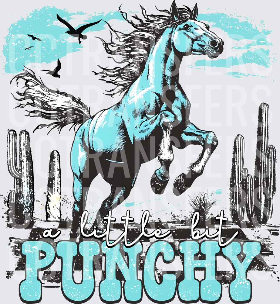 A Little Bit Punchy Wild Horse Desert Cactus (DTF)