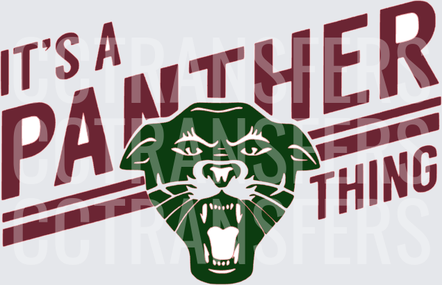 It's A Panther Thing Roaring Big Cat Head (DTF)