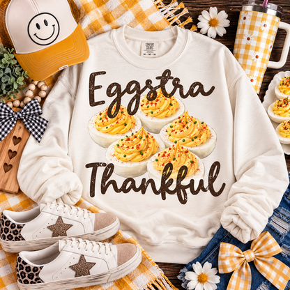 Eggstra Thankful Deviled Eggs Thanksgiving (DTF)