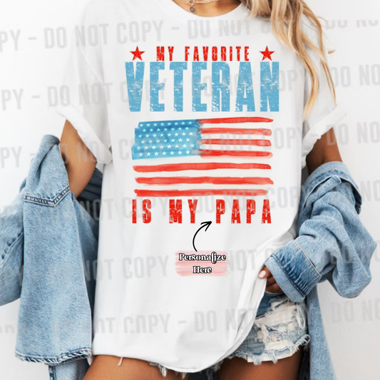 My Favorite Veteran -  ‼️Fully Customizable Transfer‼️