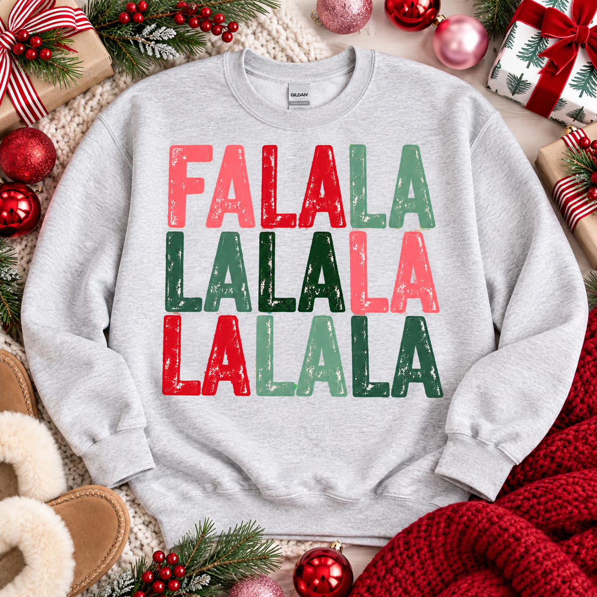 Fa La La La La La La La La Christmas Vintage (DTF)
