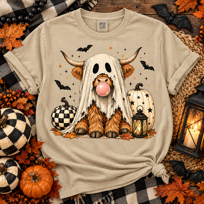 Halloween Ghost Highland Cow Bubblegum Pumpkins Bats (DTF)