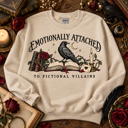 Emotionally Attached To Fictional Villains Gothic Raven (DTF)