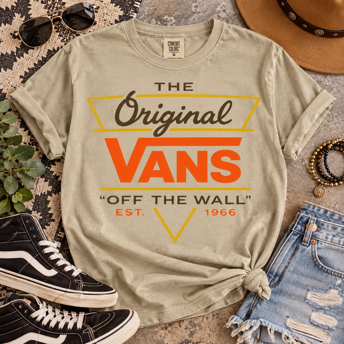 The Original Off The Wall Est. 1966 Retro Logo (DTF)