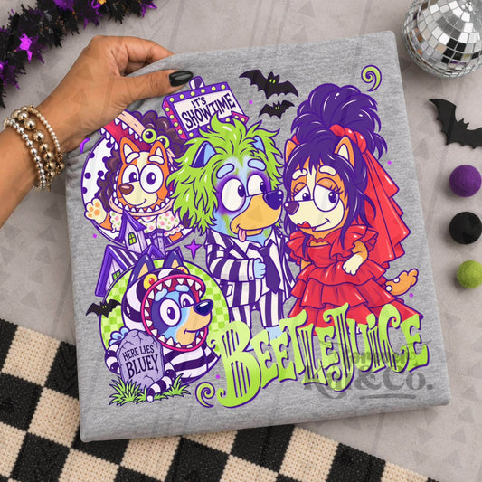 It's Showtime Cartoon Dogs Halloween Mashup (DTF)