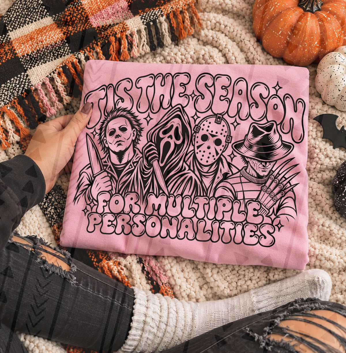 Tis The Season For Multiple Personalities Horror Icons (DTF)