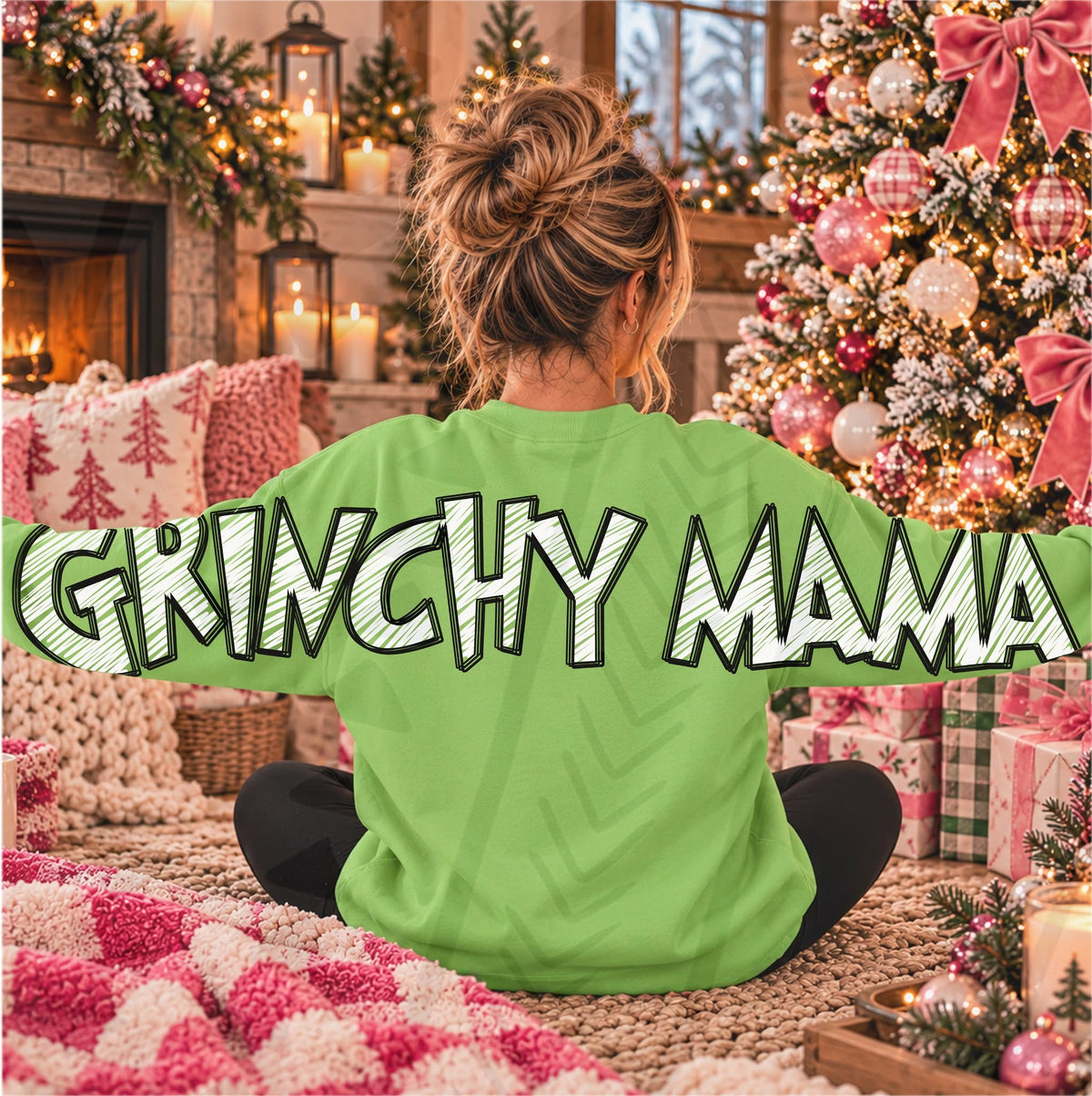 G-Man Mama Bold Outlined Text (DTF)