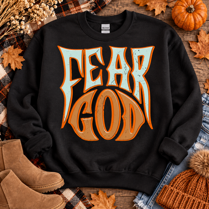 Fear God Distressed Graffiti Bold Lettering (DTF)