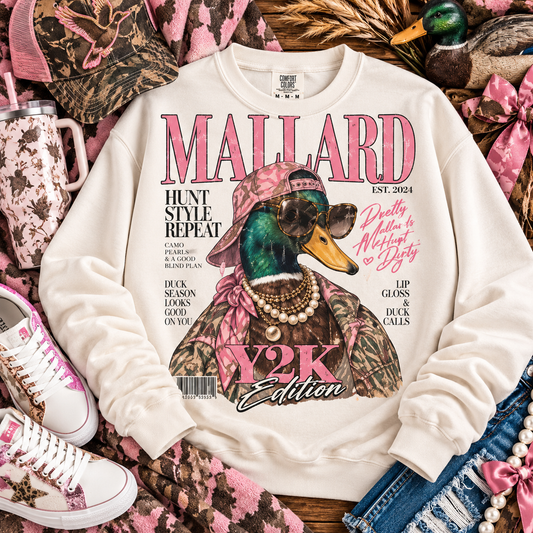 Mallard Magazine Y2K Edition Fashionable Duck (DTF)