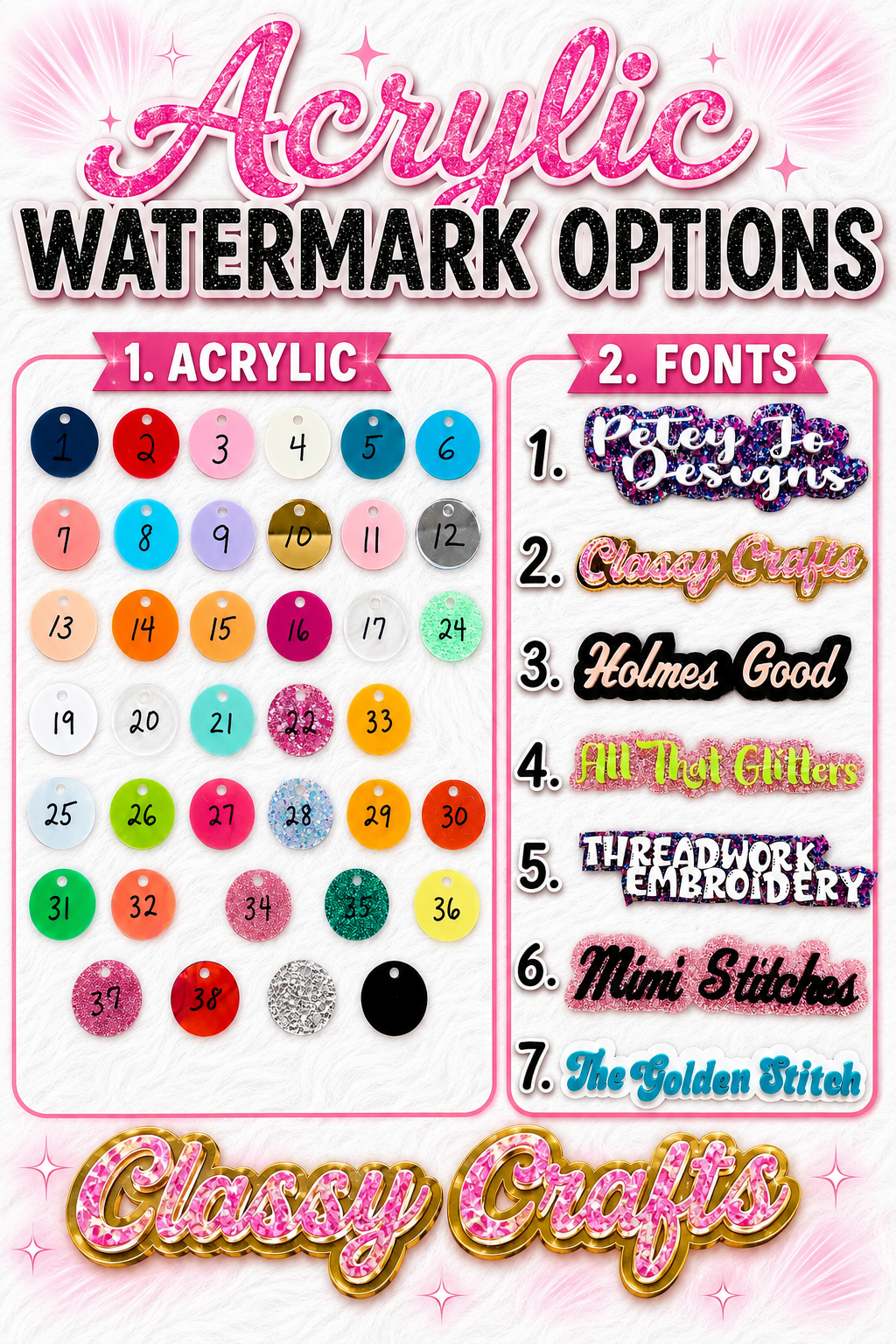 Acrylic Watermark