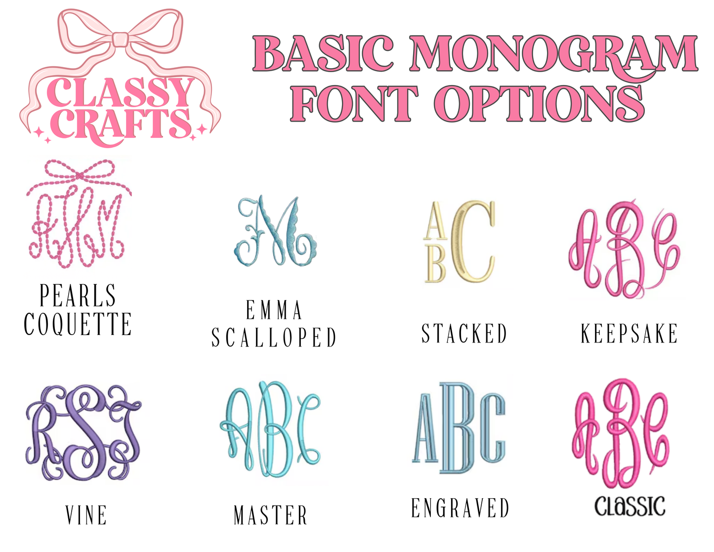 Comfort Colors Basic Monogram Embroidered Tee