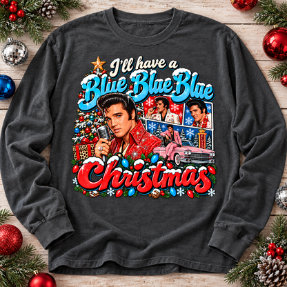 I'll Have A Blue Blue Blue Christmas Rock Legend (DTF)