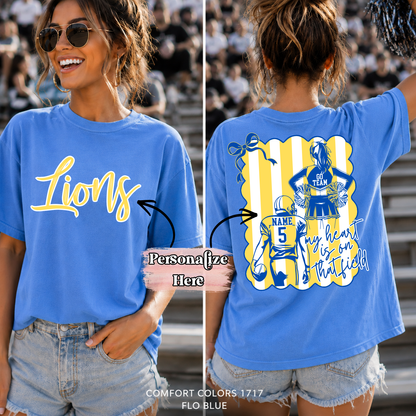 Team Colors Football Player & Cheerleader - ‼️Fully Customizable Transfer‼️