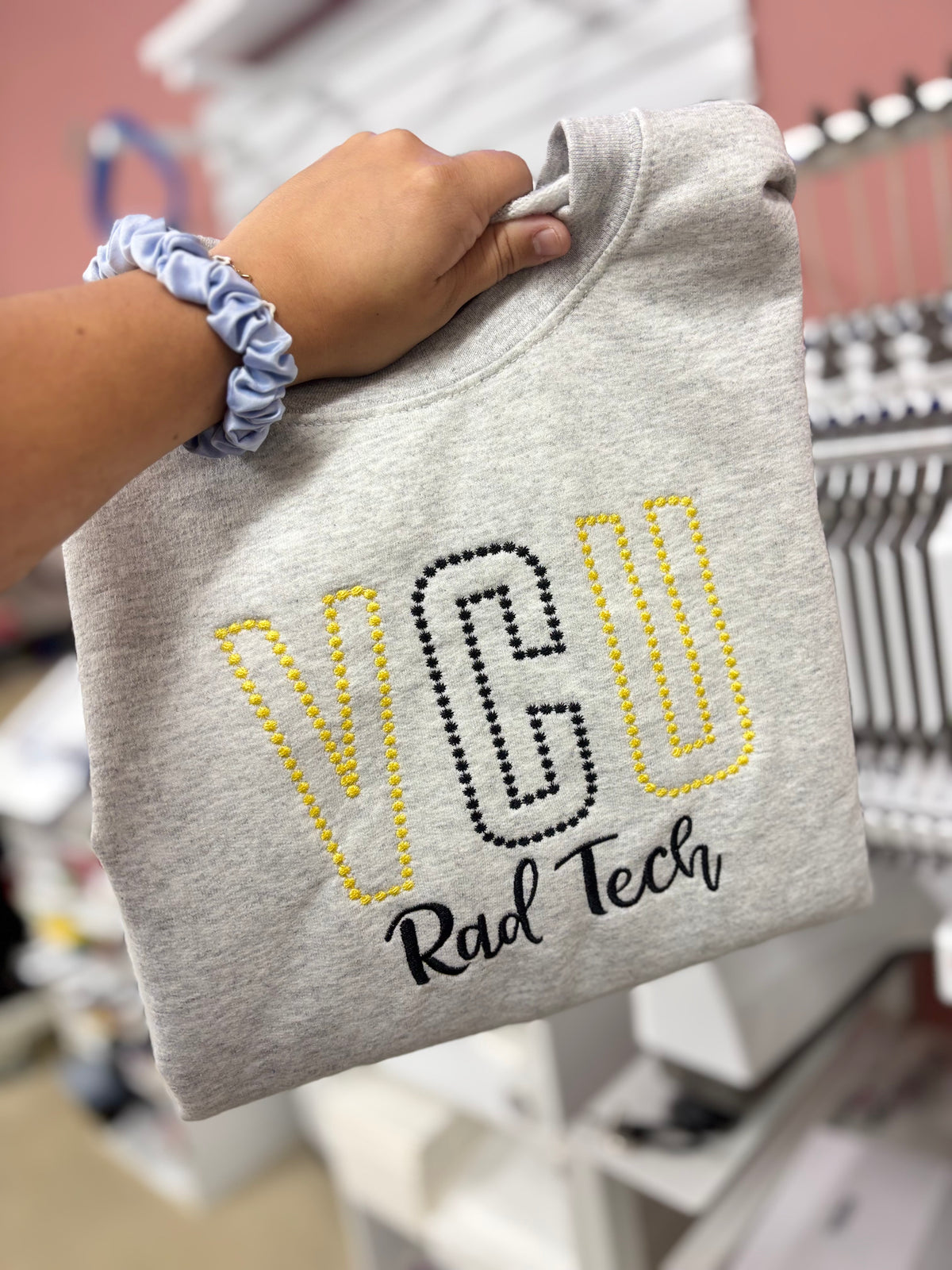 Custom Dots Embroidery Apparel