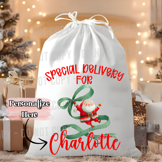 Special Delivery Gift Bag Nameplate -  ‼️Fully Customizable Transfer‼️