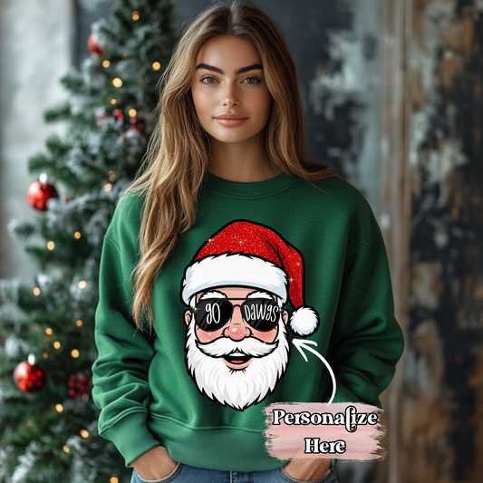 Santa Is Pulling For... -‼️Fully Customizable Transfer‼️