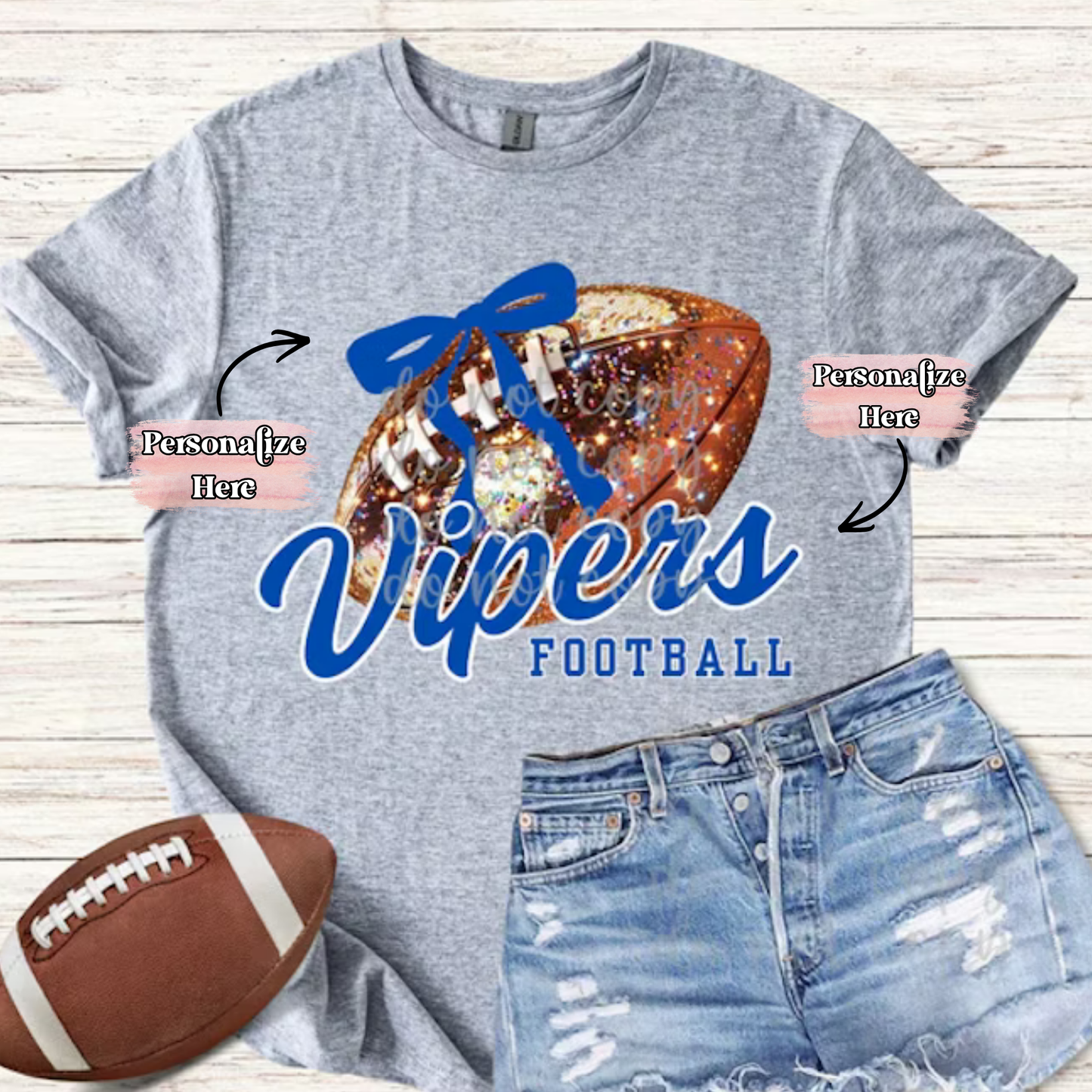 Glitter Football -  ‼️Fully Customizable Transfer‼️
