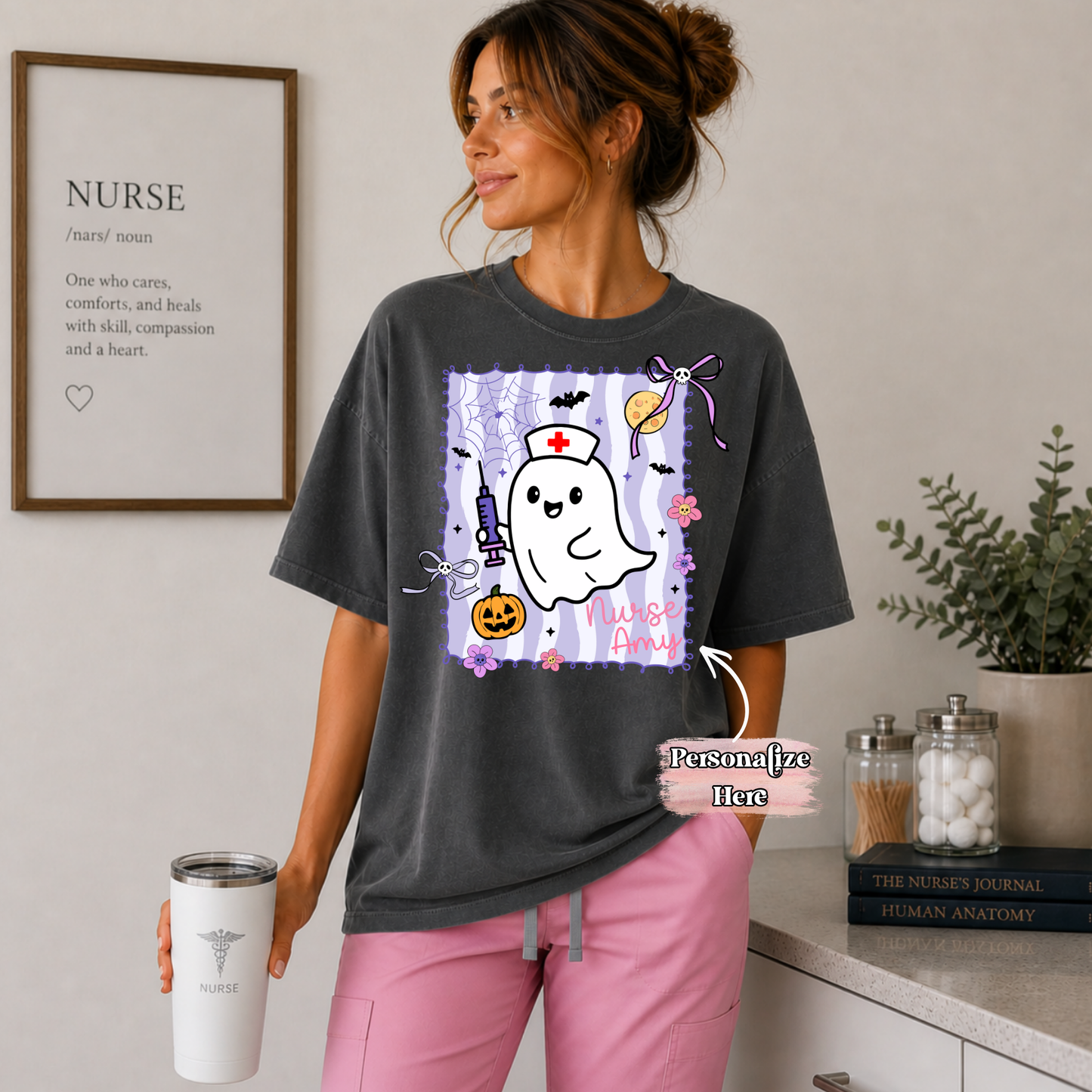 Spooky Healthcare Worker -  ‼️Fully Customizable Transfer‼️