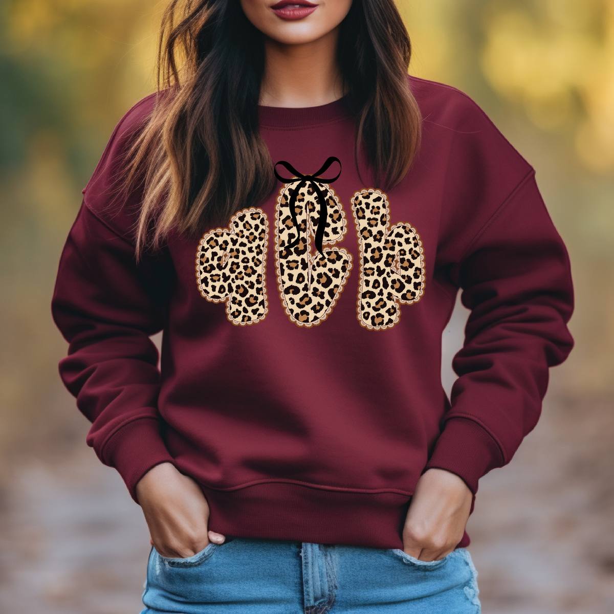 Lace Cheetah - Custom Monogram Transfer