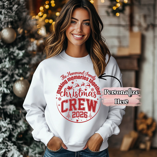 Family Christmas Crew - ‼️Fully Customizable Transfer‼️