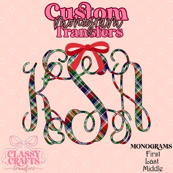 Christmas Monograms