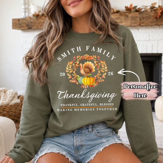 Family Thanksgiving - ‼️Fully Customizable Transfer‼️