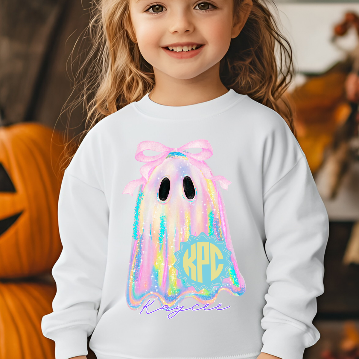 Iridescent Ghost - Custom Monogram Transfer