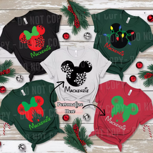 Magical Christmas Mouse - ‼️Fully Customizable Transfer‼️