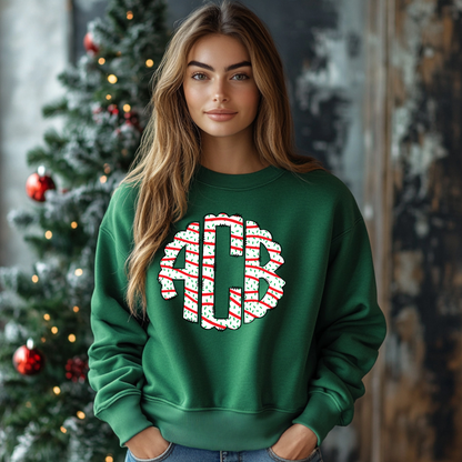 Christmas Cake - Custom Monogram Transfer