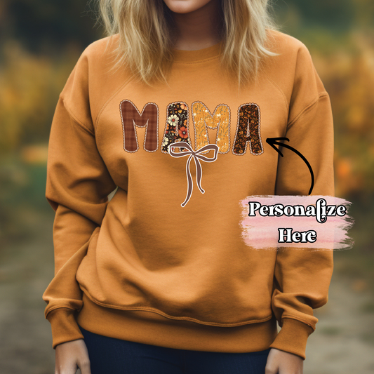 Autumn Custom Text With Bow -‼️Fully Customizable Transfer‼️