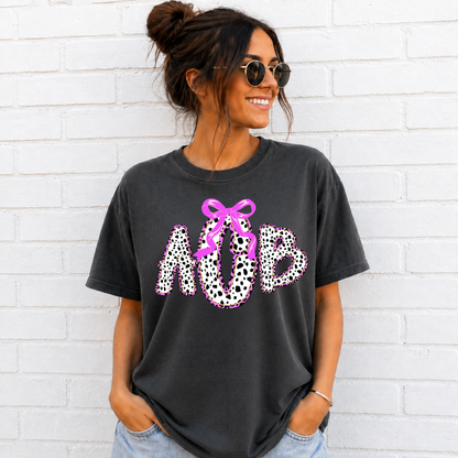 Pink Neon Dalmatian - Custom Monogram Transfer