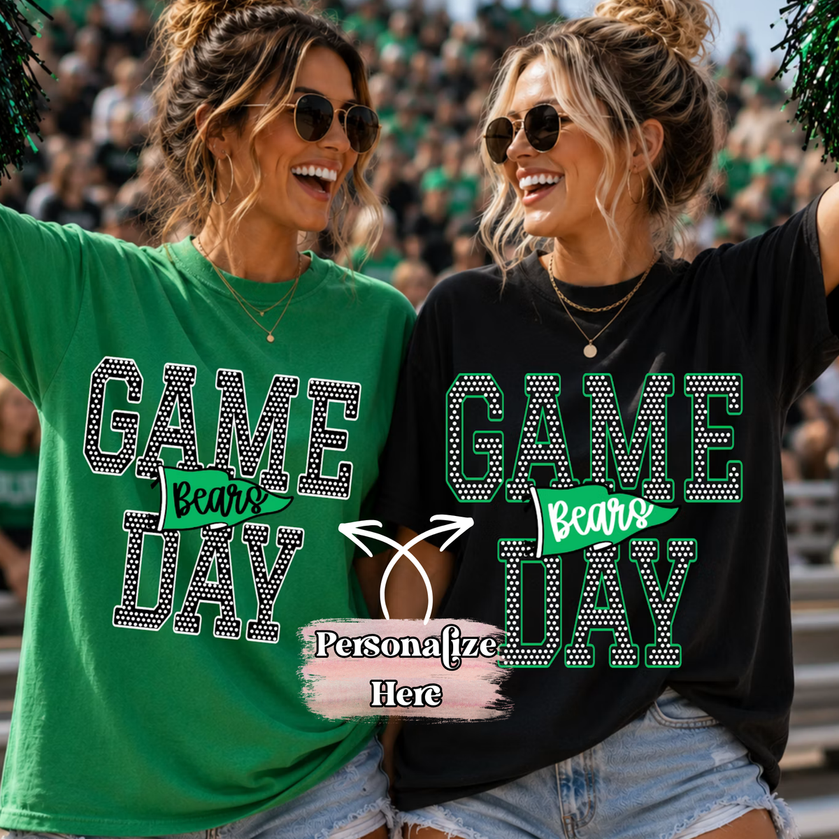 Patterned Game Day  - ‼️Fully Customizable Transfer‼️