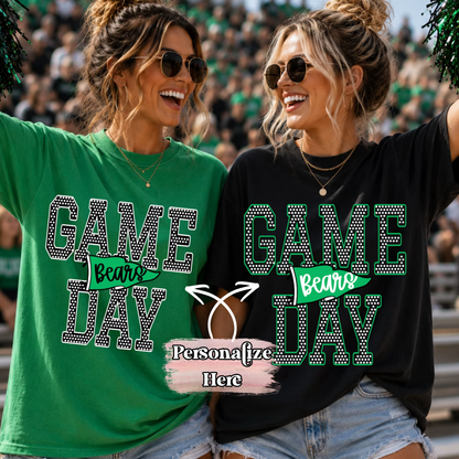 Patterned Game Day  - ‼️Fully Customizable Transfer‼️