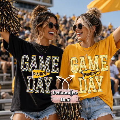 Patterned Game Day  - ‼️Fully Customizable Transfer‼️