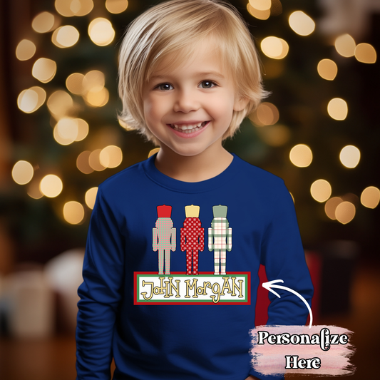 Preppy Nutcracker Nameplate -  ‼️Fully Customizable Transfer‼️
