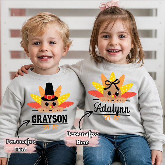 Turkey Nameplate -  ‼️Fully Customizable Transfer‼️