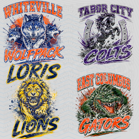 Custom Mascot Paint Splatter | Digital Design