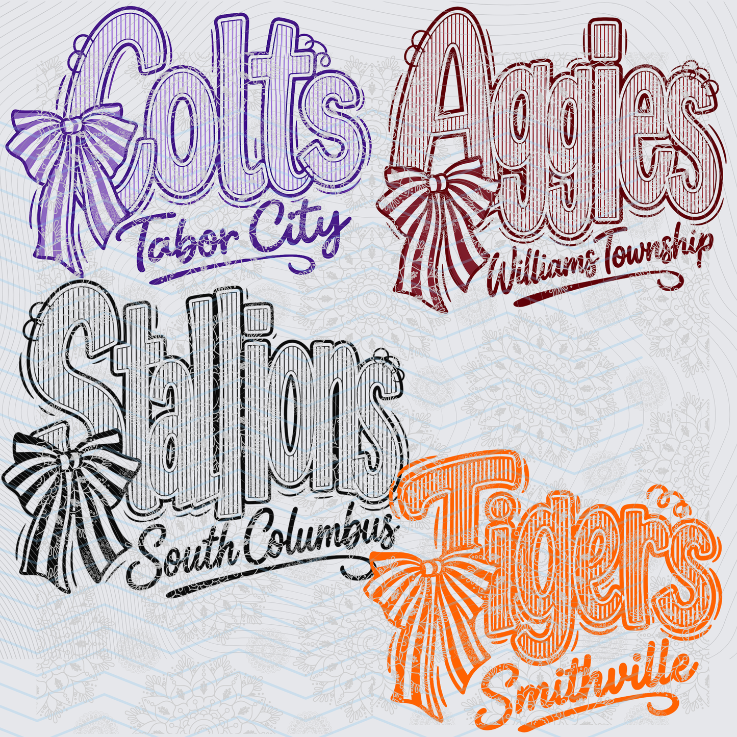 Custom Seersucker Coquette | Digital Design