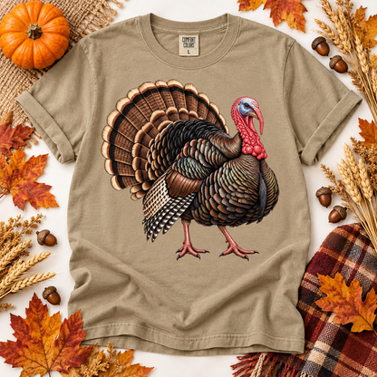 Realistic Wild Turkey Full Fan Display (DTF)