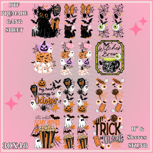 Halloween Brewing - 30x48 - PREMADE GANG SHEET